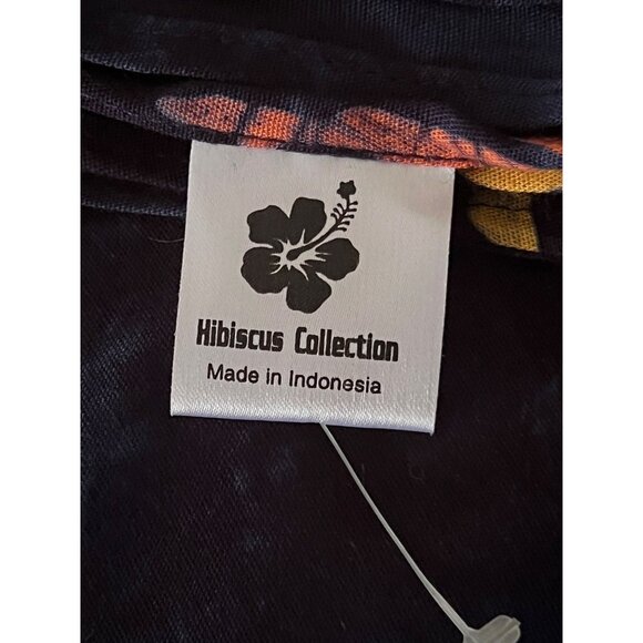 Habiscus Collection Blue Floral Fringe Rayon Lightweight & Vibrant Scarf 66 x 20 - Picture 2 of 11